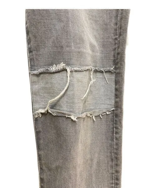 [L] Undercover SS12 Openstrings Scab Distressed Denim Jeans