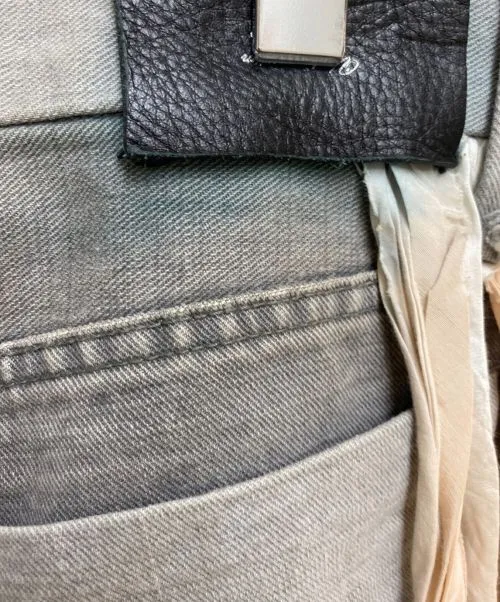 [L] Undercover SS12 Openstrings Scab Distressed Denim Jeans