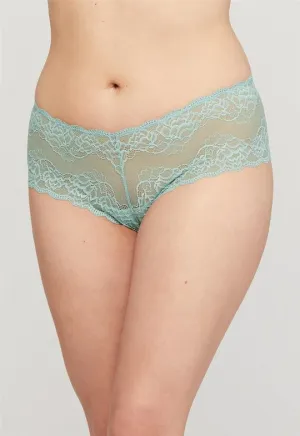 Lace Cheeky Panty- Skylight
