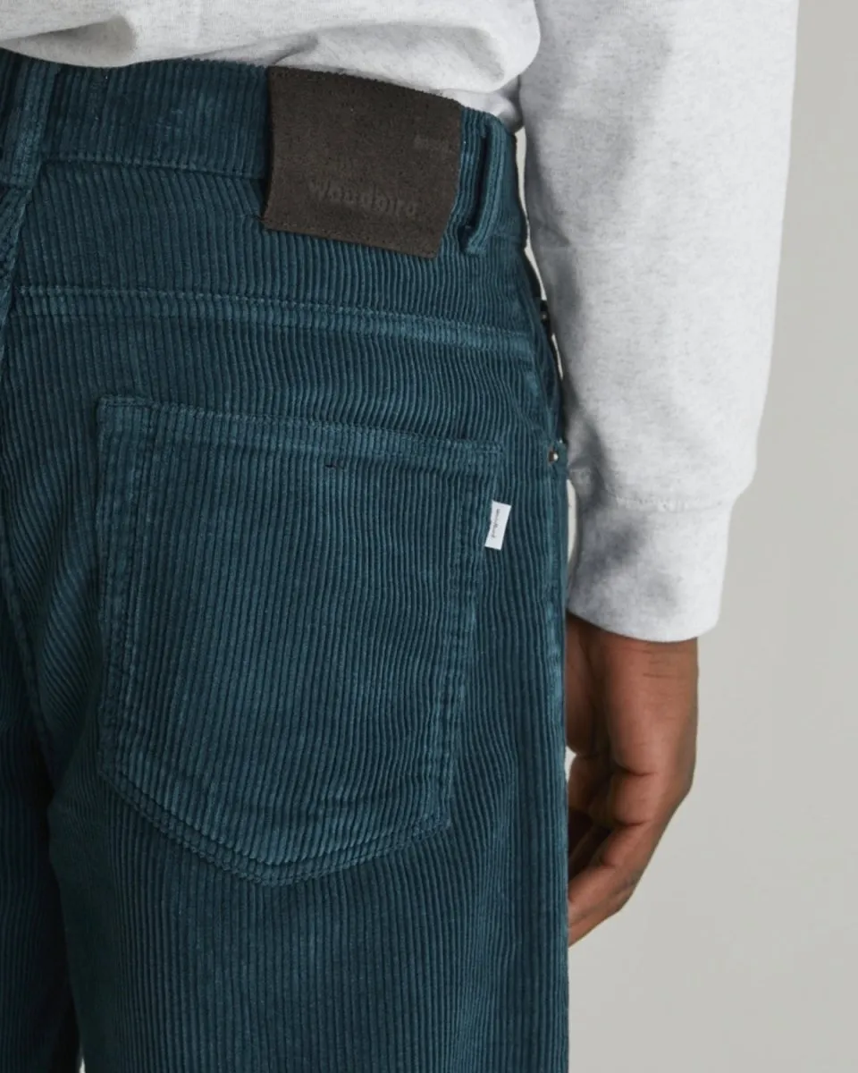 Leroy Cord Pants - Granite Green