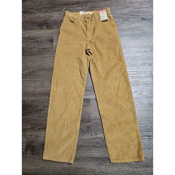 Levi's Pants Women's 25x31 '94 Baggy High Rise Straight Leg Relaxed Fit Corduroy