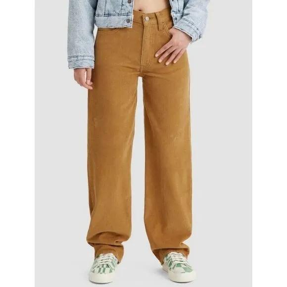 Levi's Pants Women's 25x31 '94 Baggy High Rise Straight Leg Relaxed Fit Corduroy