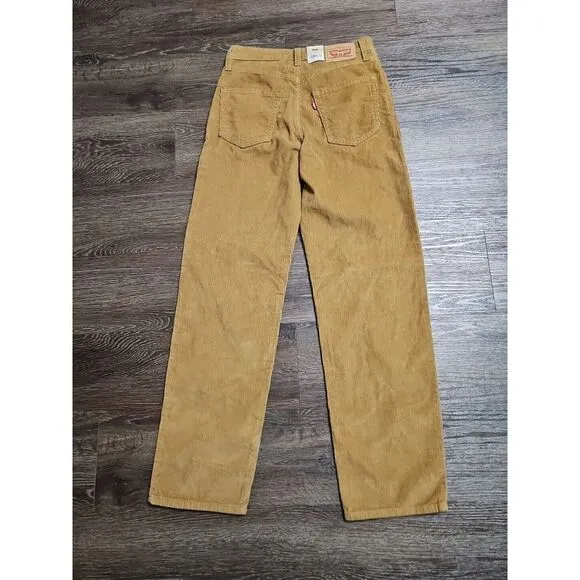 Levi's Pants Women's 25x31 '94 Baggy High Rise Straight Leg Relaxed Fit Corduroy
