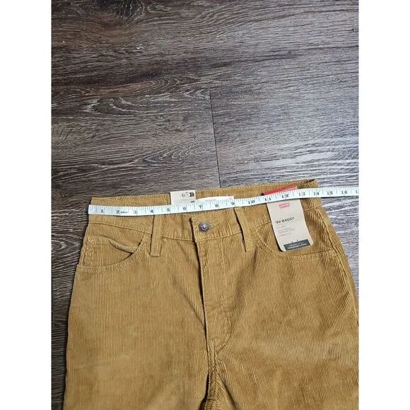 Levi's Pants Women's 25x31 '94 Baggy High Rise Straight Leg Relaxed Fit Corduroy