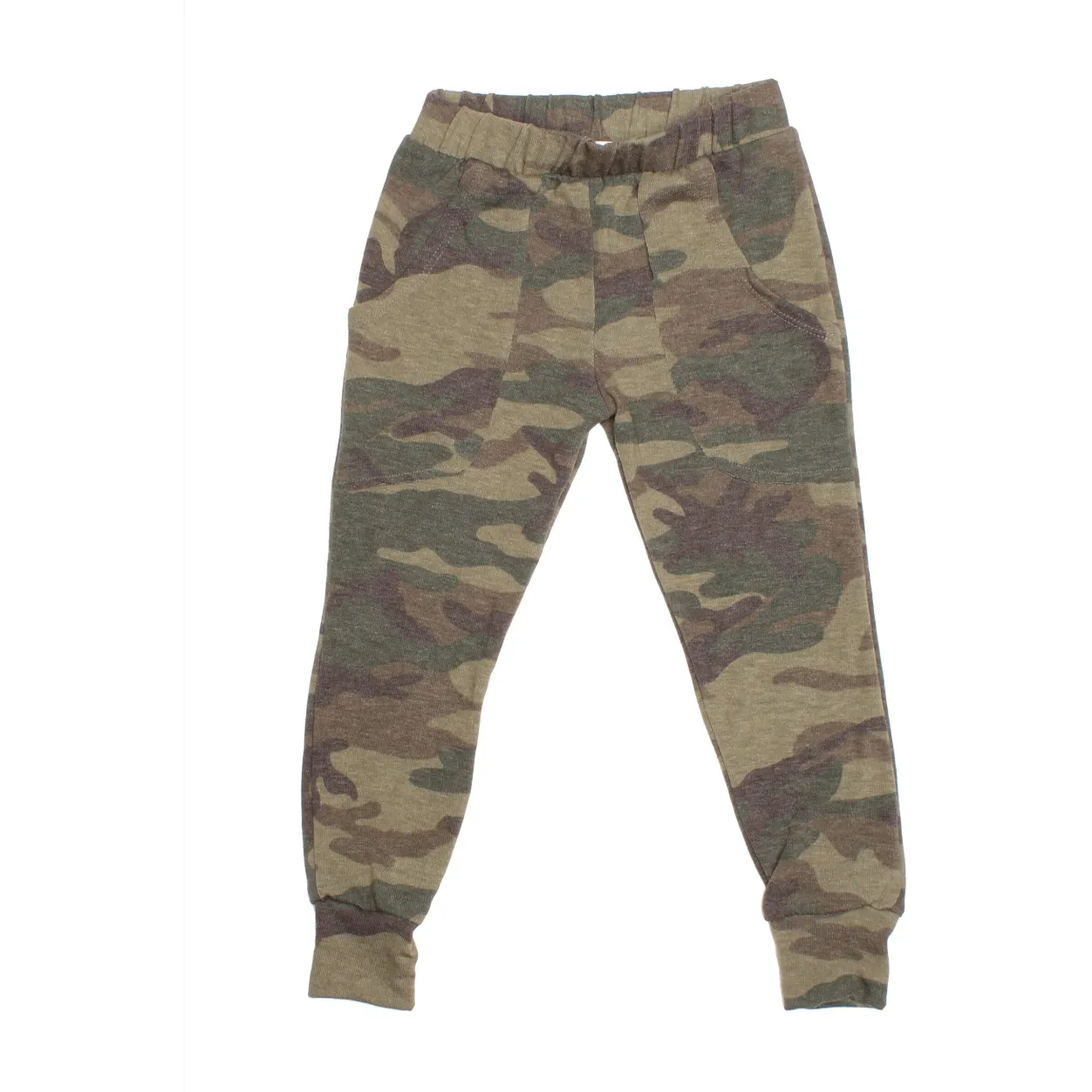 Lew-Camo Kids Joggers | Olive