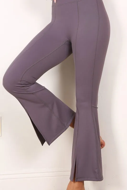 Lilou Flutter Flared Leg Crop leggings