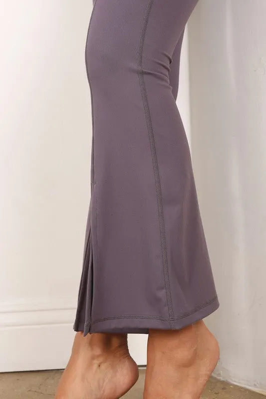 Lilou Flutter Flared Leg Crop leggings