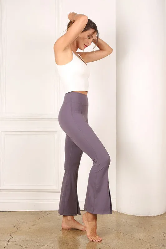 Lilou Flutter Flared Leg Crop leggings