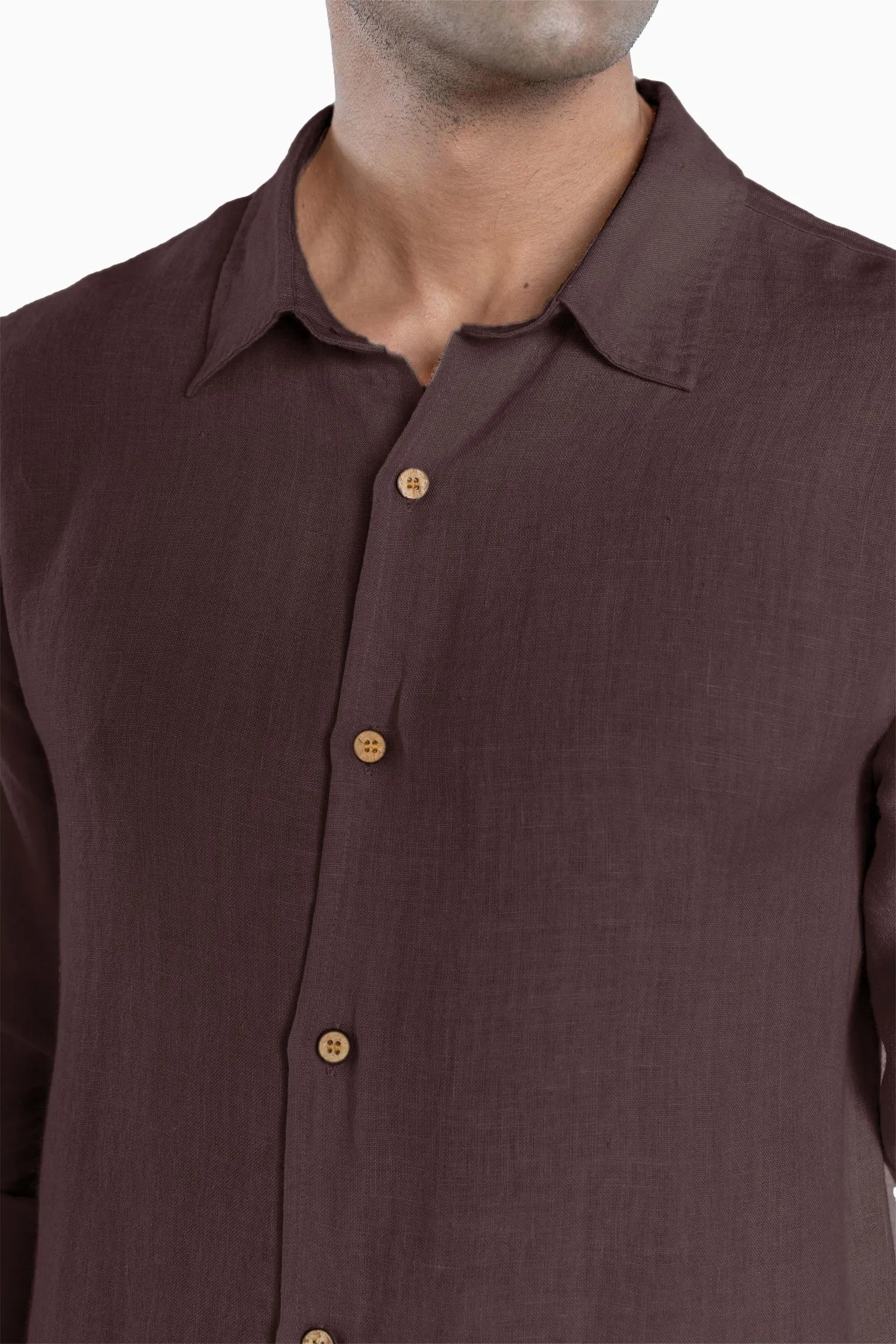 Linen Arlo Shirt-Sage Green