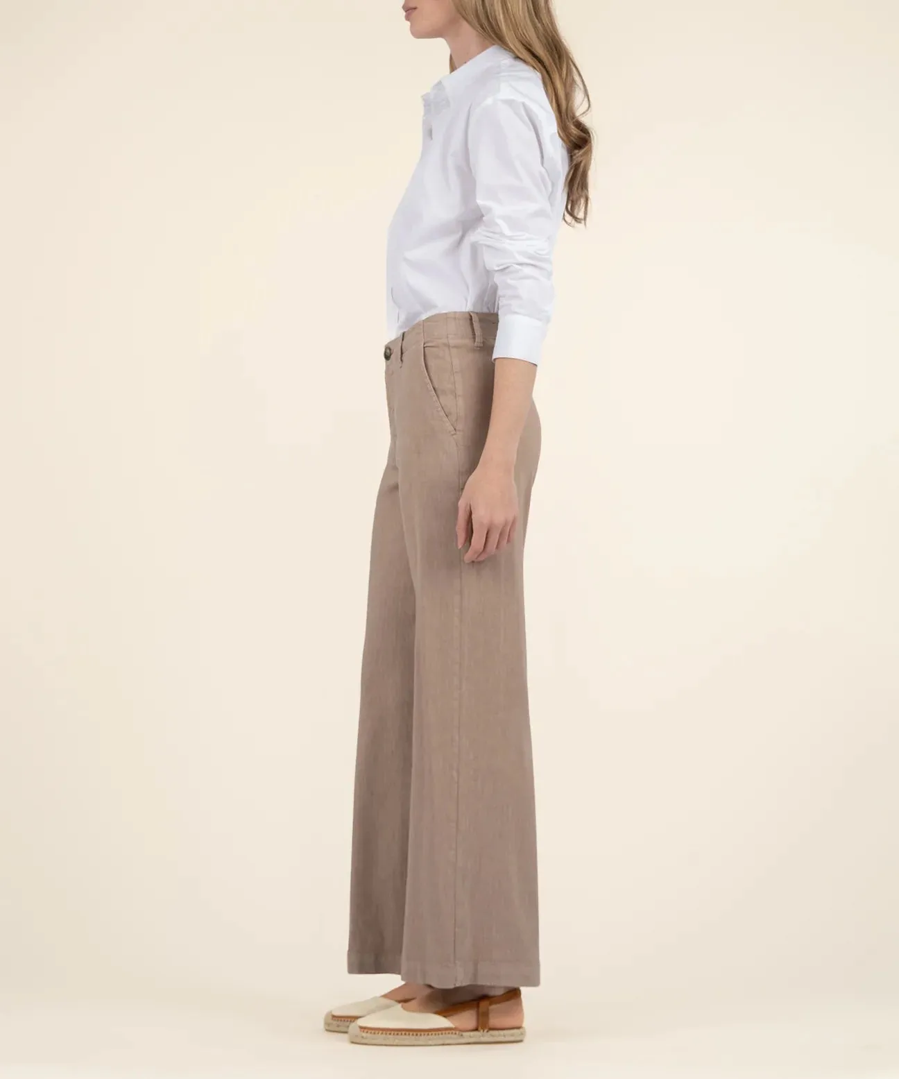 Linen Meg Wide Leg Pants