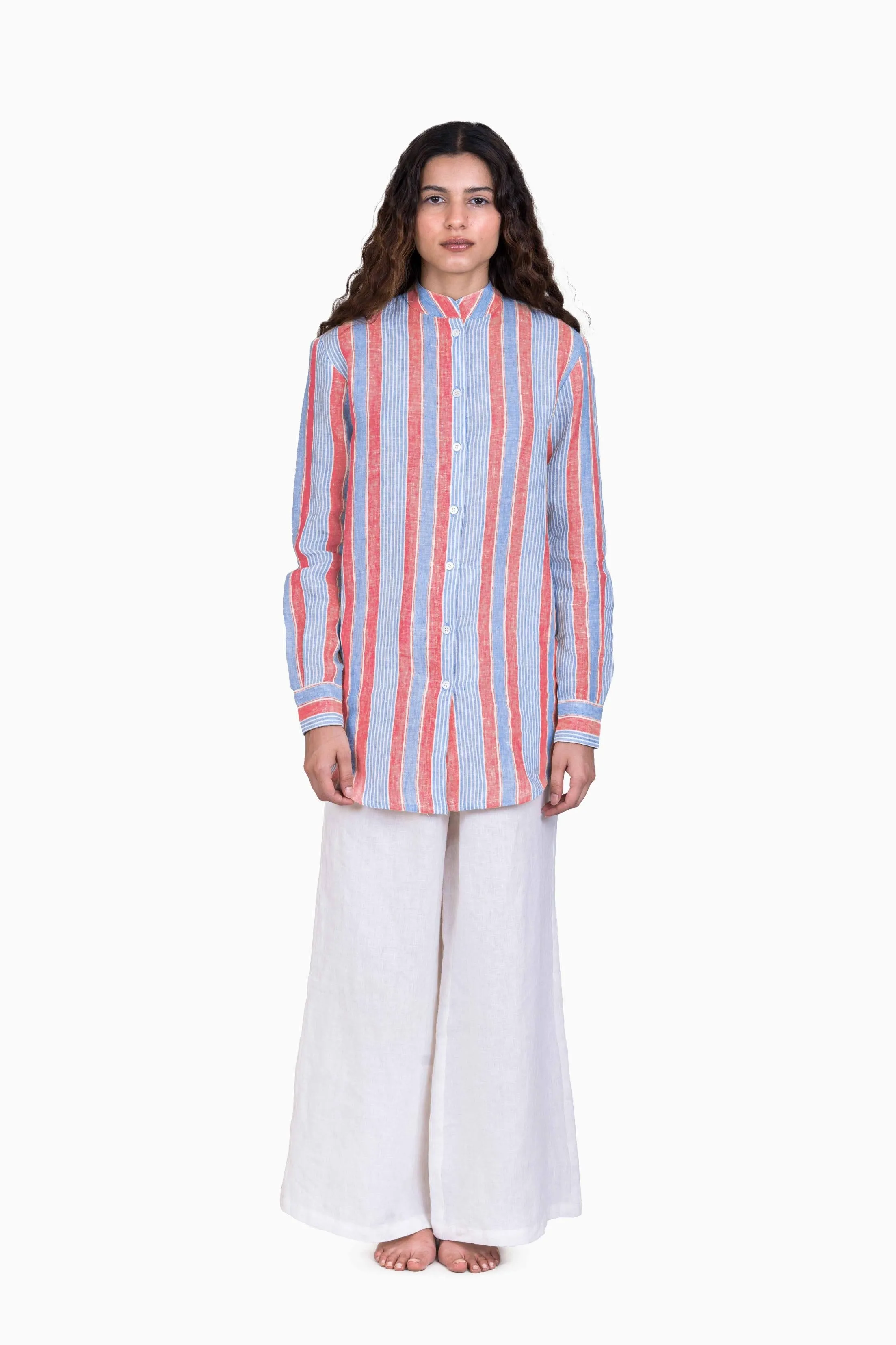 Linen Noelle Shirt-Vern Yellow