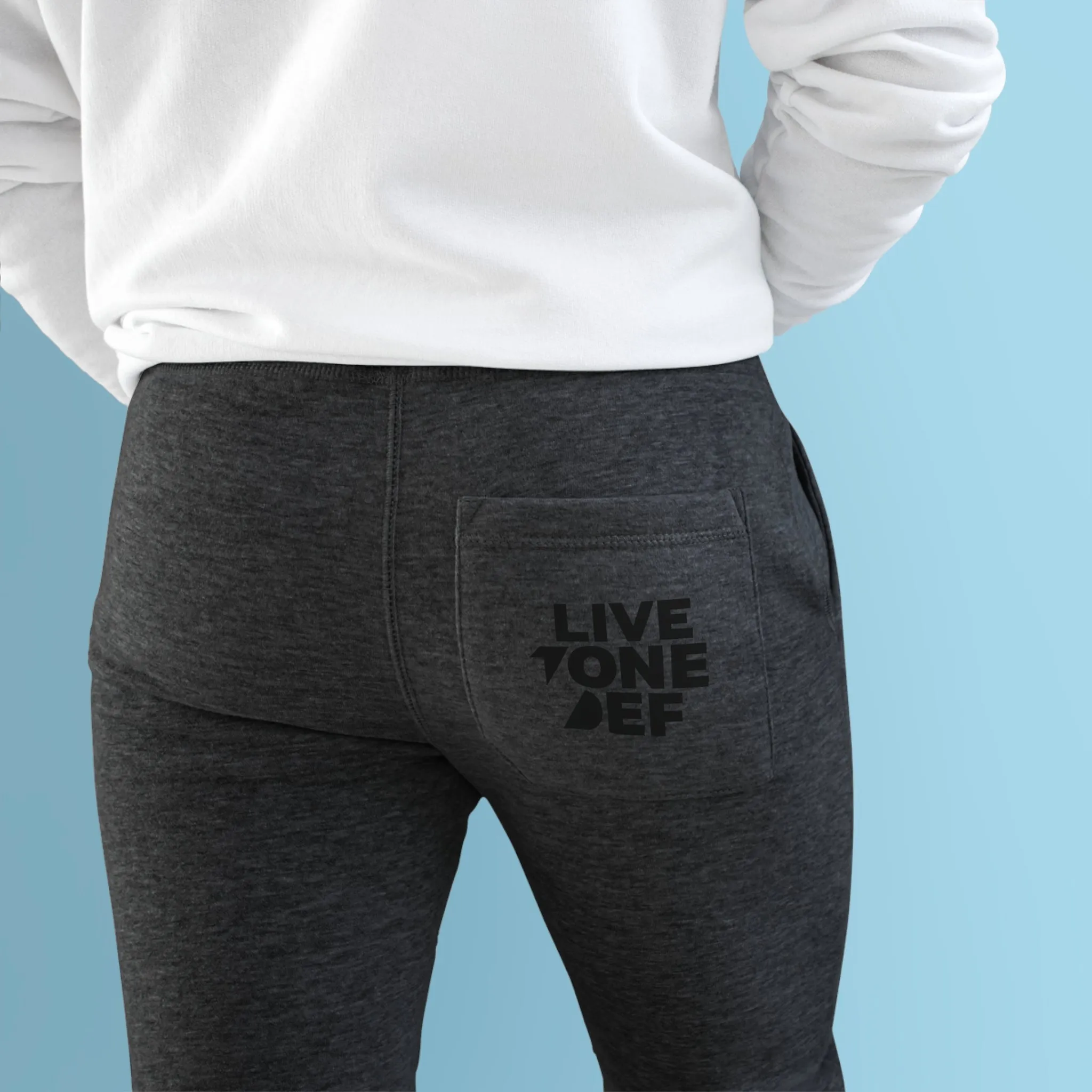 Live Tone Def Branded Unisex Fleece Joggers