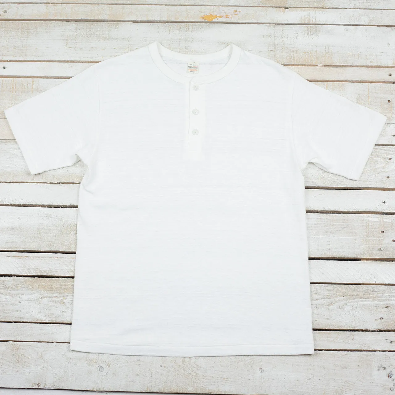 Lot 4601 Henley T-Shirt Weiß