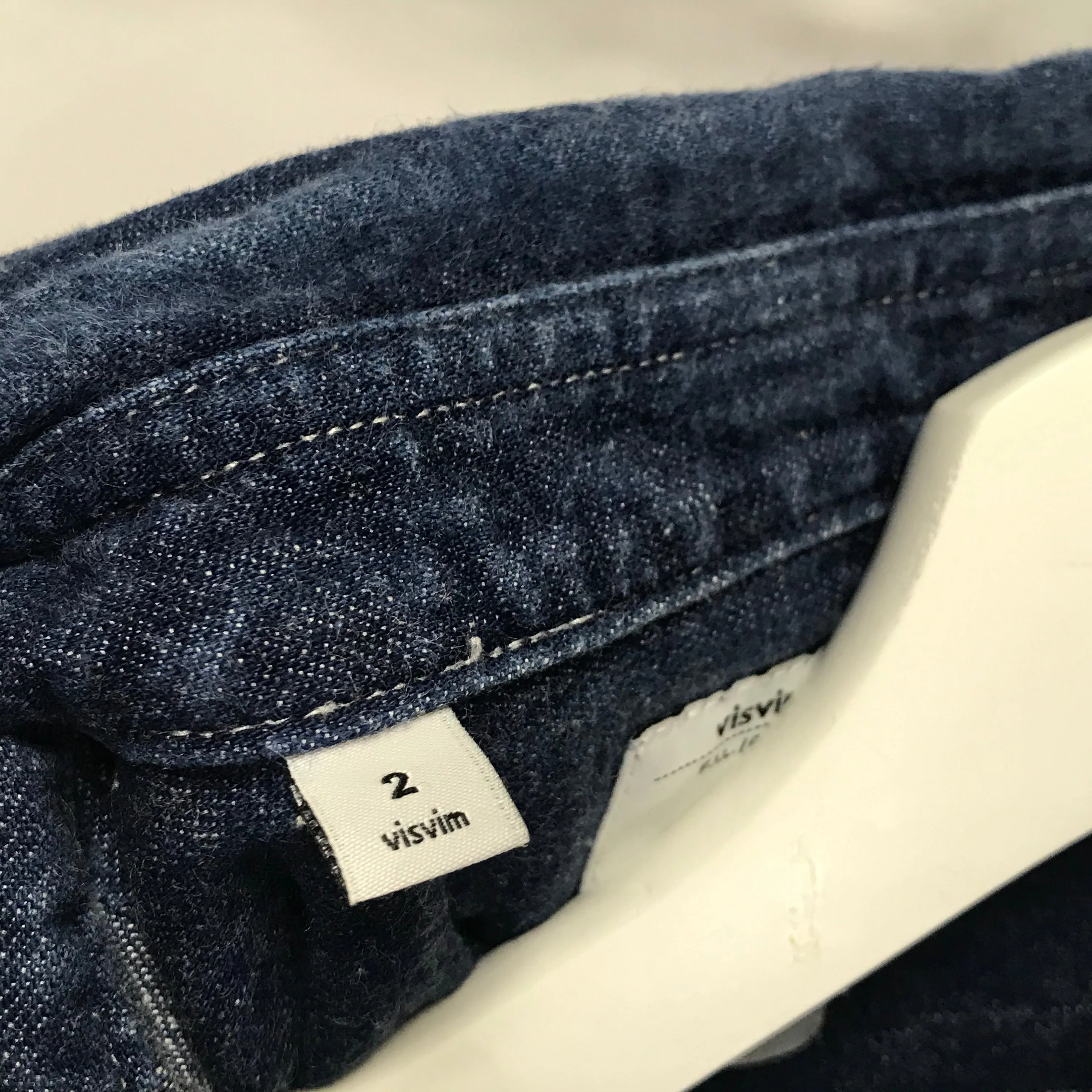 [M] Visvim 14SS Four Corners Indigo Check One Wash Shirt
