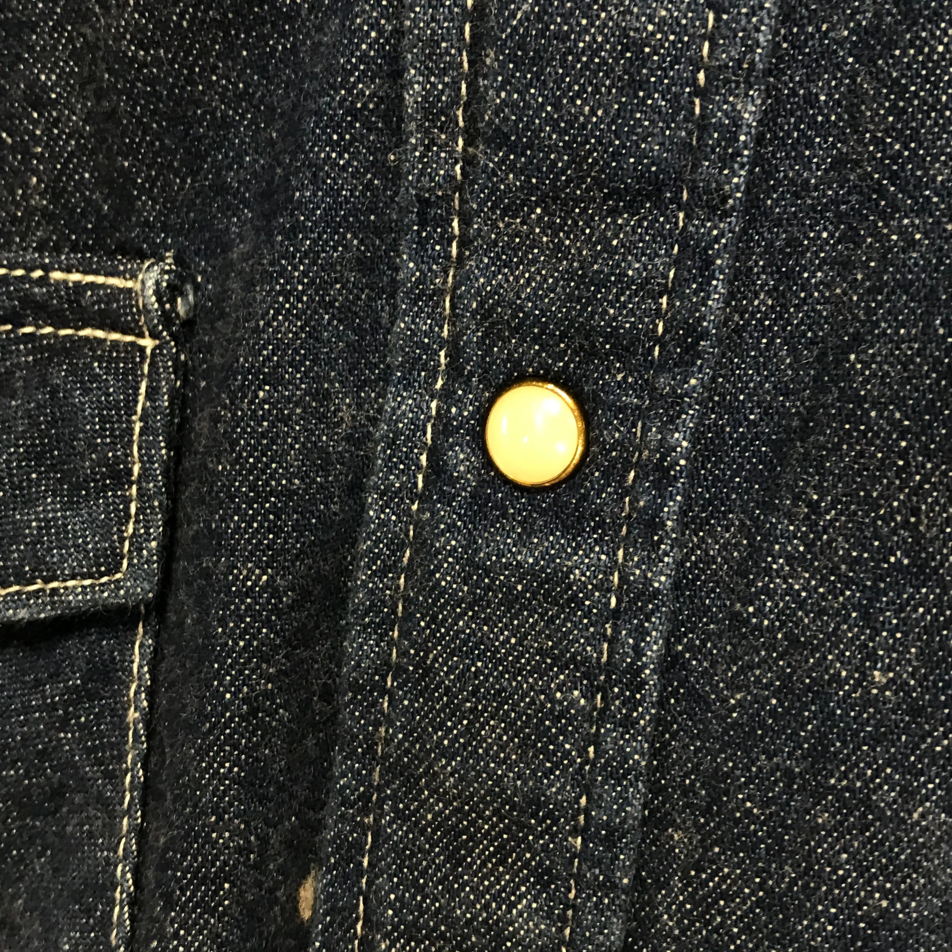 [M] Visvim 14SS Four Corners Indigo Check One Wash Shirt