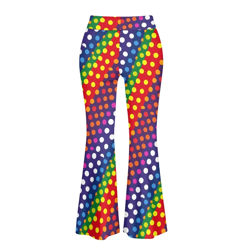 Make a Bold Statement with Luxtrini’s Flared Polka Dot Pants