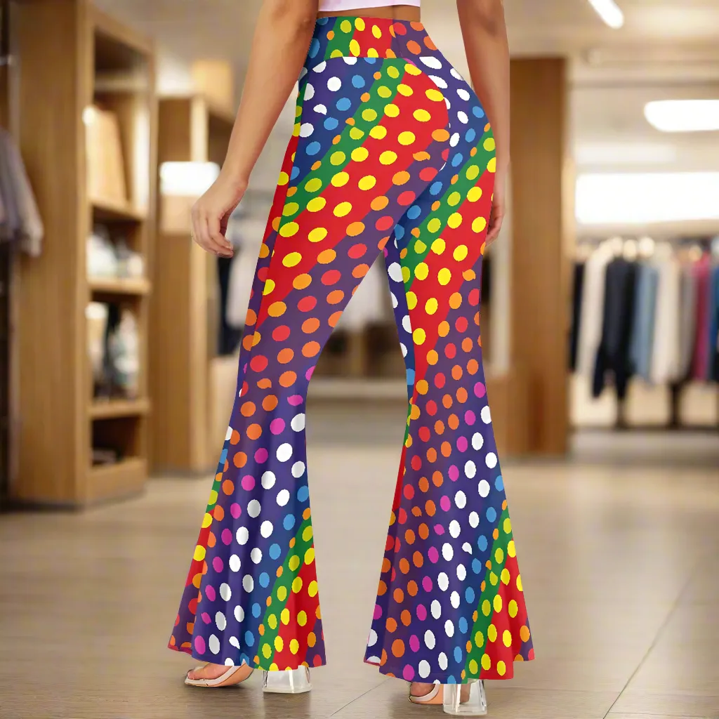 Make a Bold Statement with Luxtrini’s Flared Polka Dot Pants