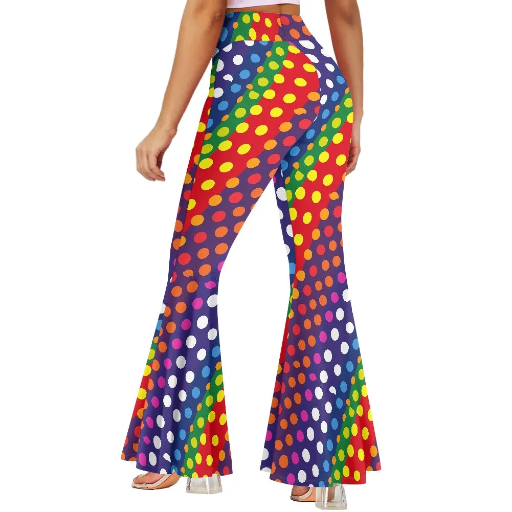 Make a Bold Statement with Luxtrini’s Flared Polka Dot Pants