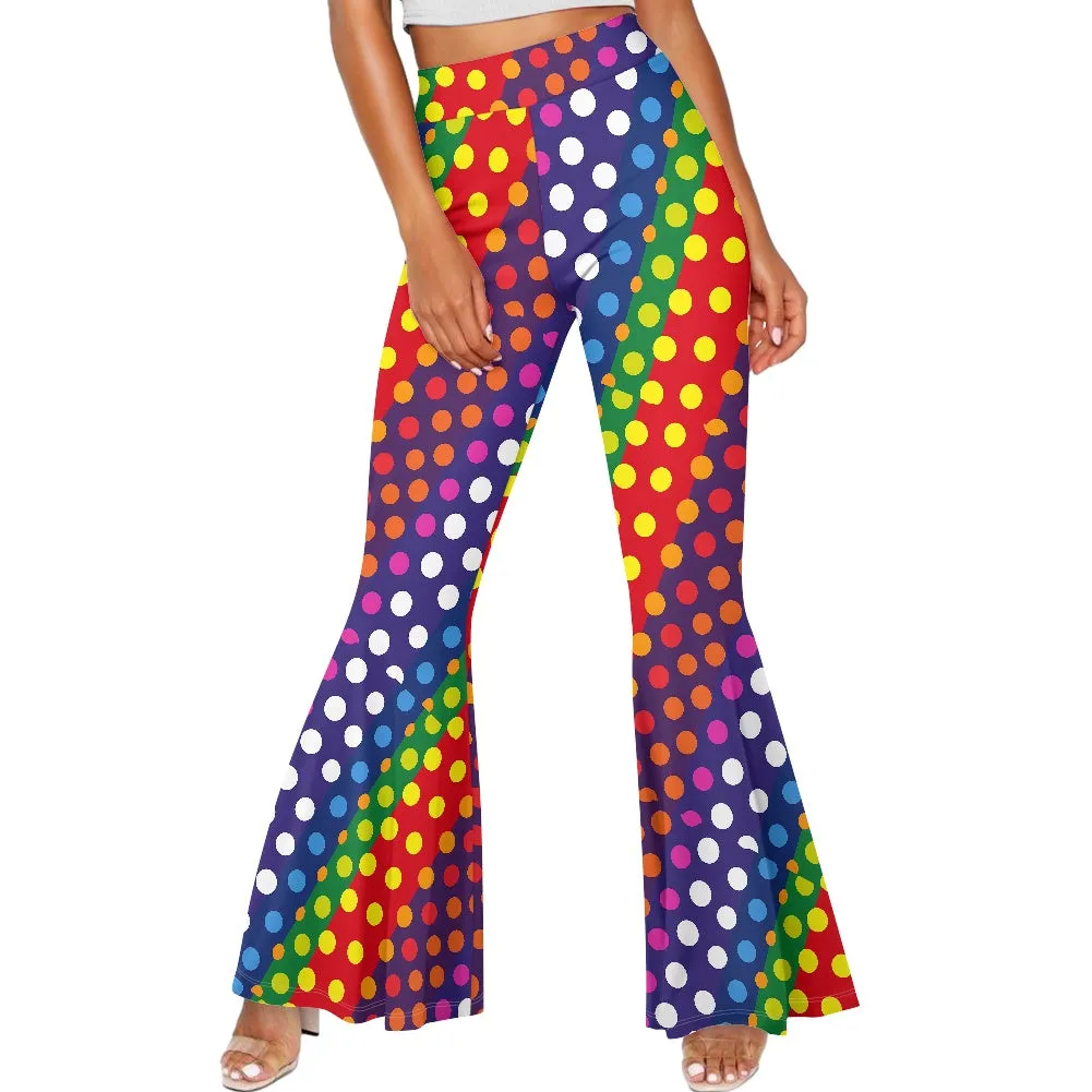 Make a Bold Statement with Luxtrini’s Flared Polka Dot Pants