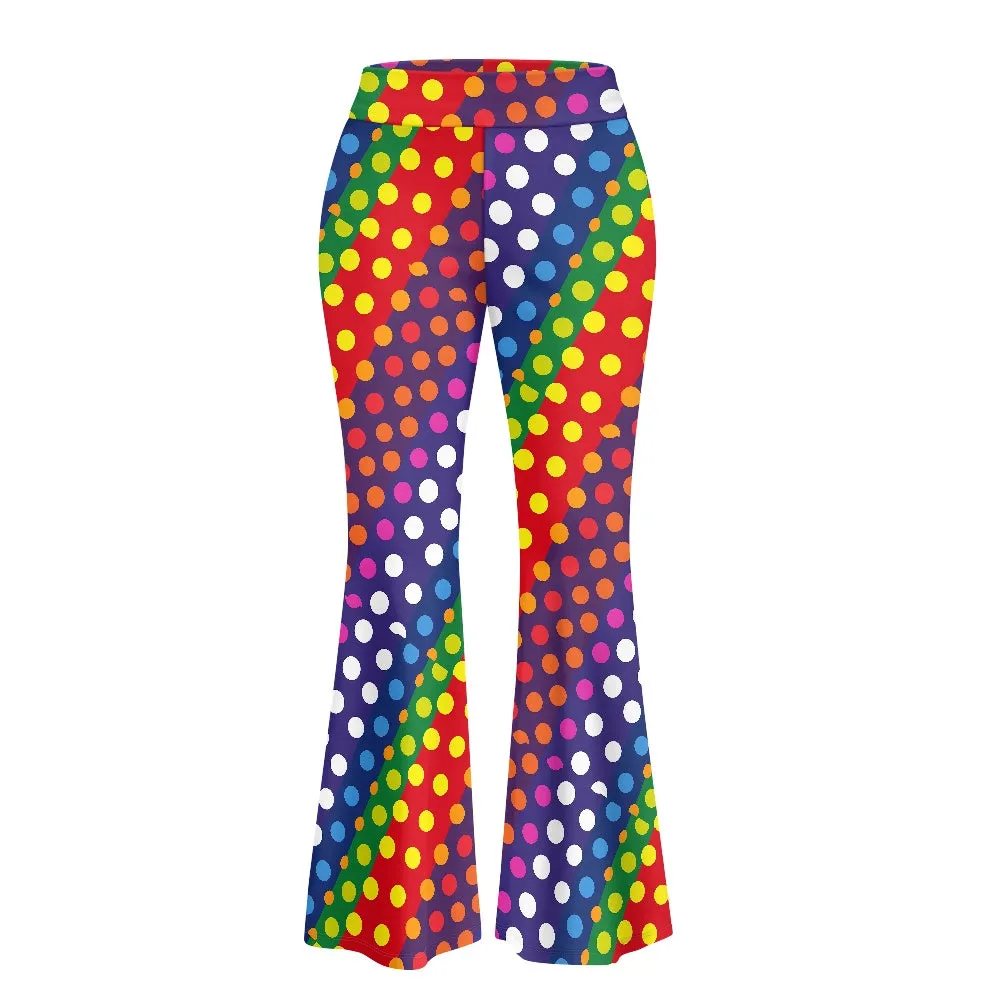 Make a Bold Statement with Luxtrini’s Flared Polka Dot Pants