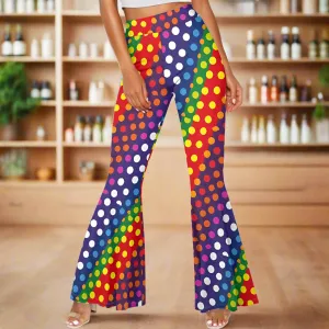 Make a Bold Statement with Luxtrini’s Flared Polka Dot Pants