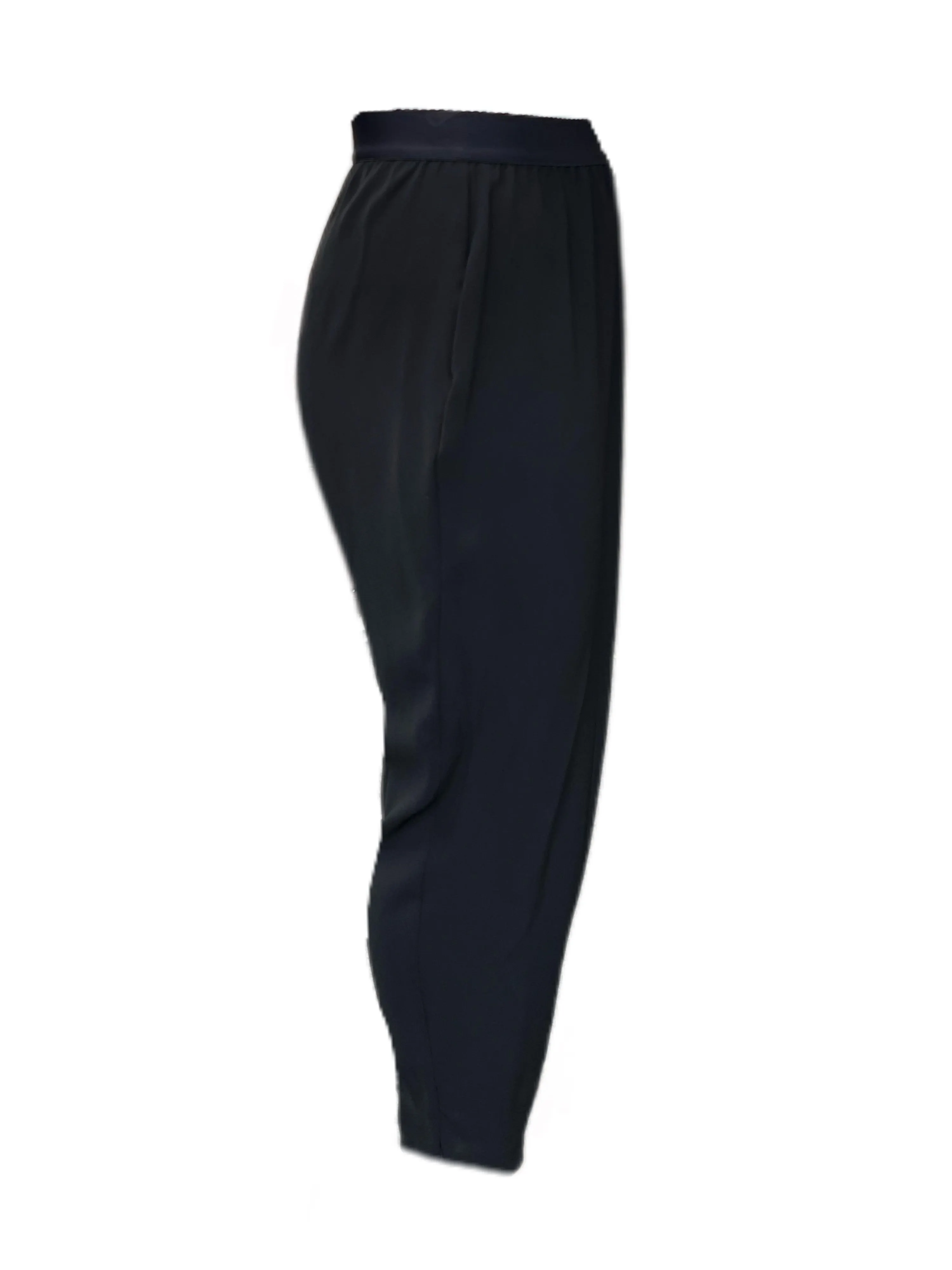 Marina Rinaldi Women's Black Regina Straight Leg Pants NWT