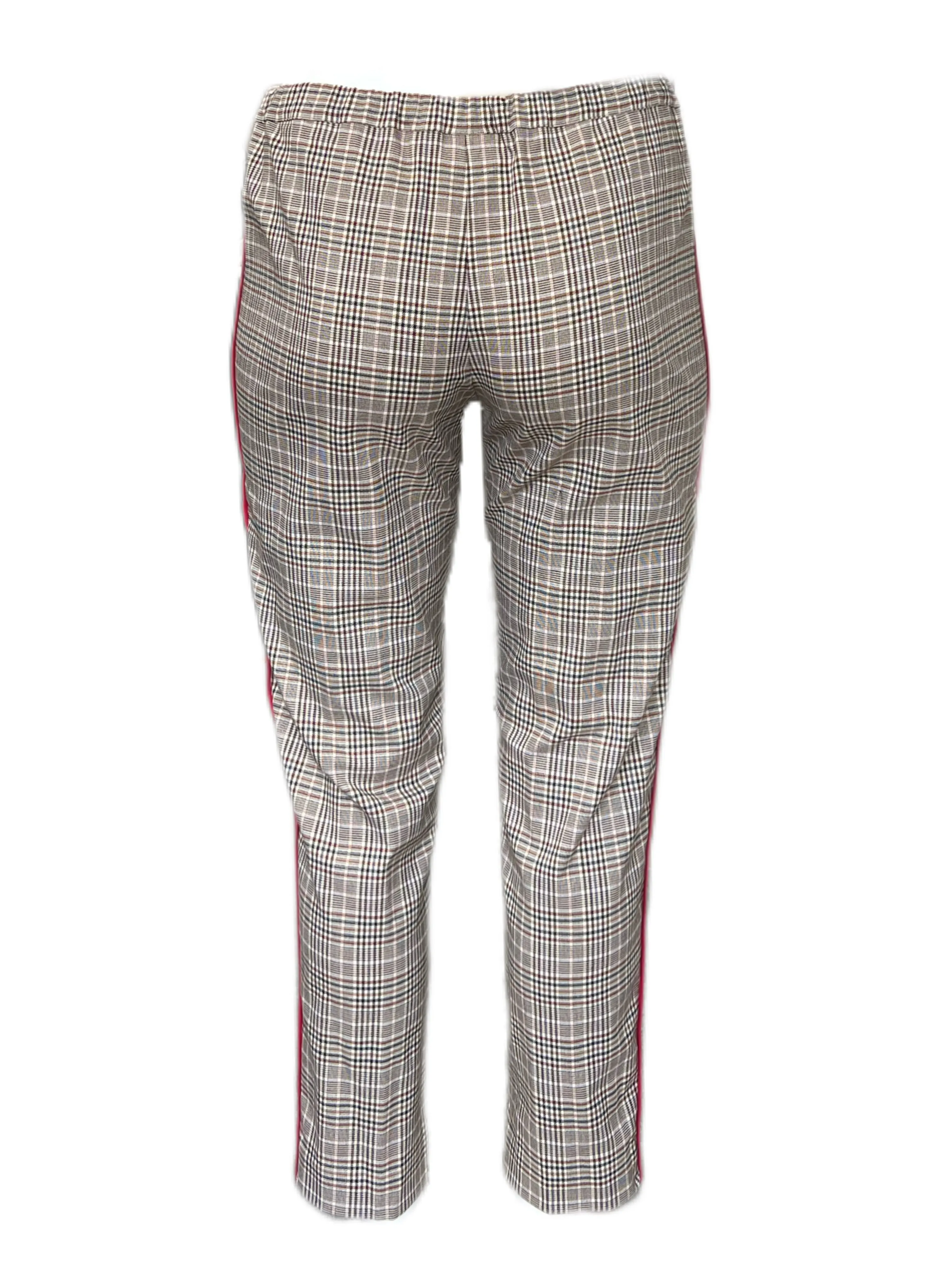Marina Rinaldi Women's Multicolor Ritmo Straight Leg Pants Size 8W/17 NWT