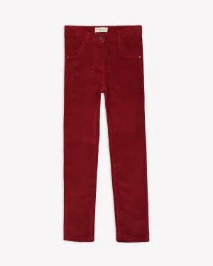 Maroon Corduroy Pant