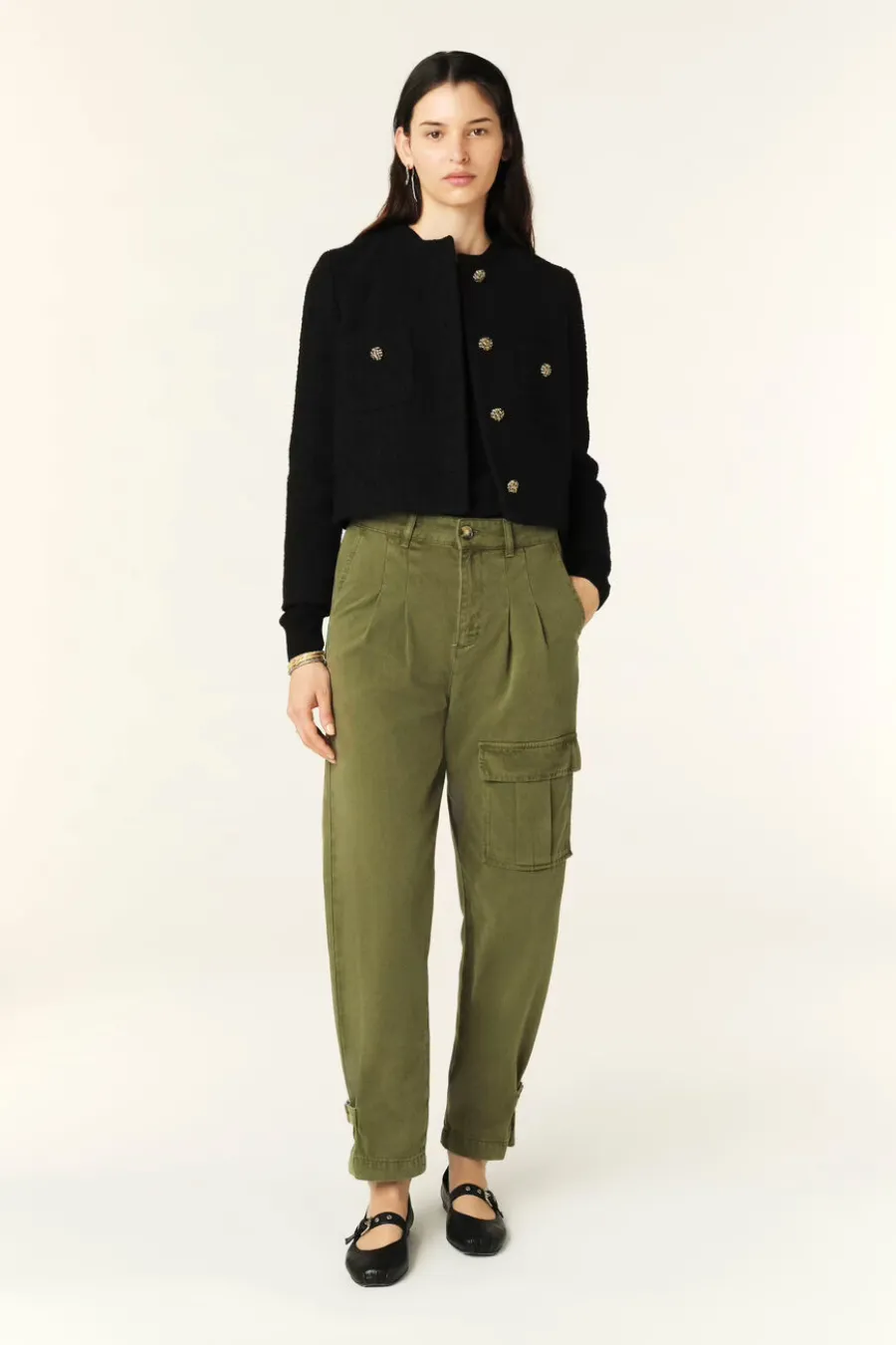 Maroon Pant Khaki