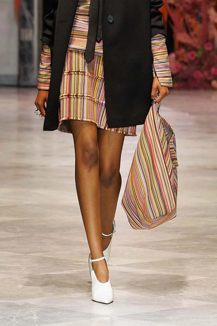 Mashru Jacquard Mini Shift Dress