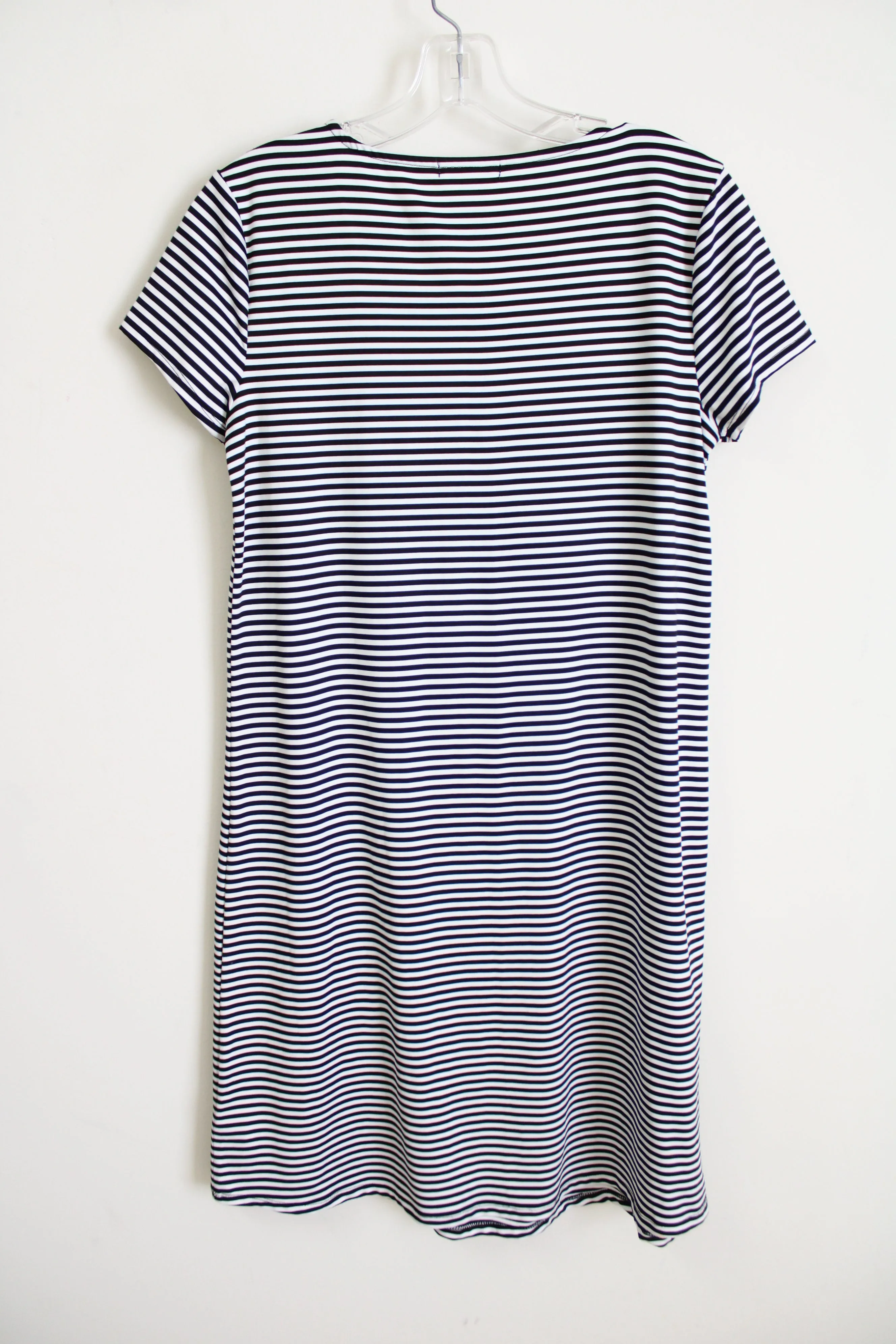 Maurices Black Striped Embroidered Bottom dress | XS