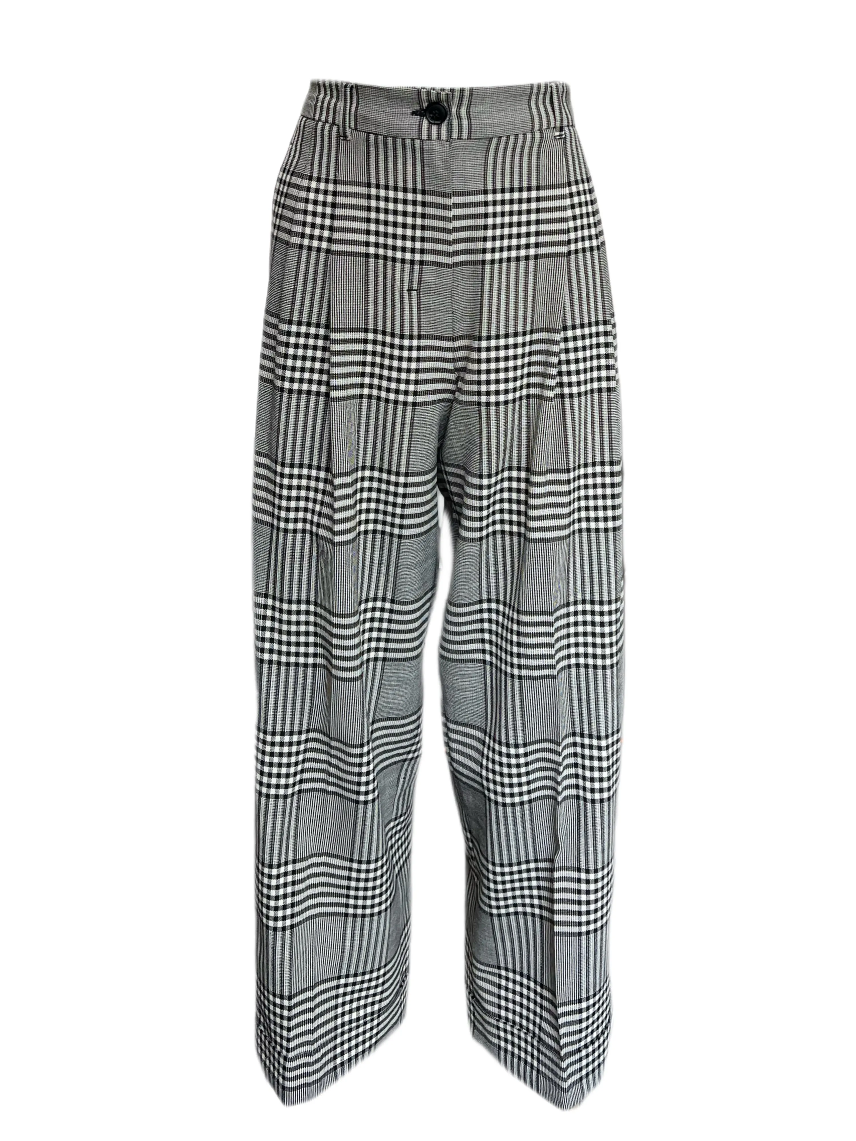 Max Mara Women's Ecru Nolana Straight Pants Size 6 NWT