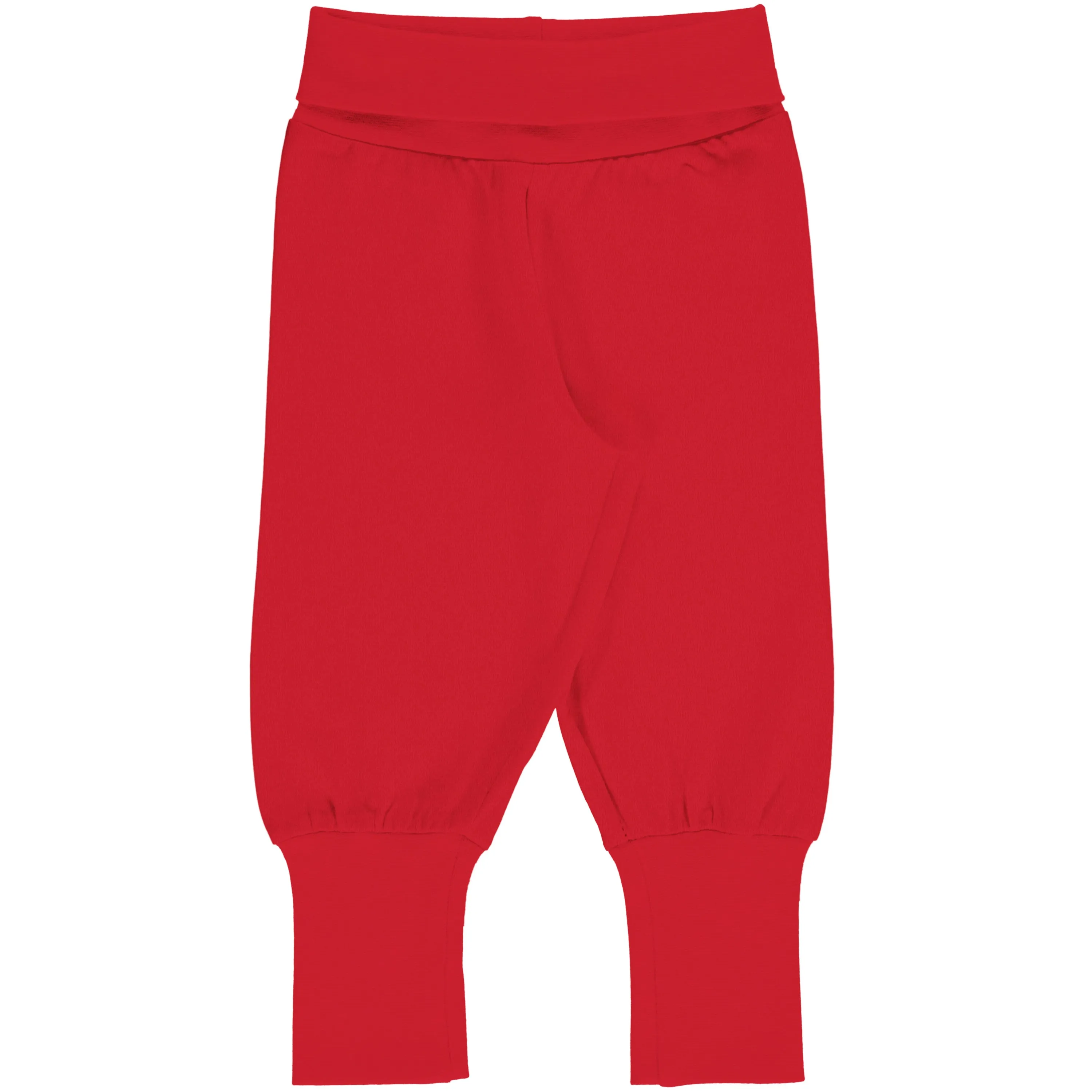 Maxomorra Red Infant Jersey Pants