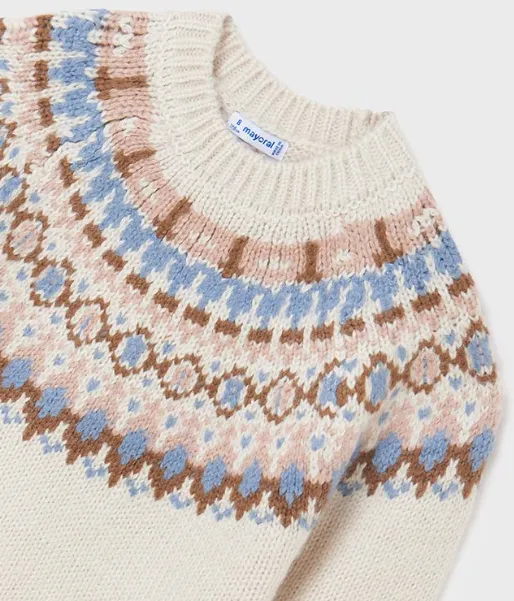 Mayoral Knitted Jacquard Sweater