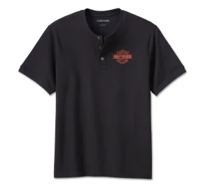 Men's Combustion Henley - Black Beauty