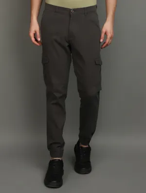 Men’s Cotton Cargo Pants (Color grey) (Size 32)