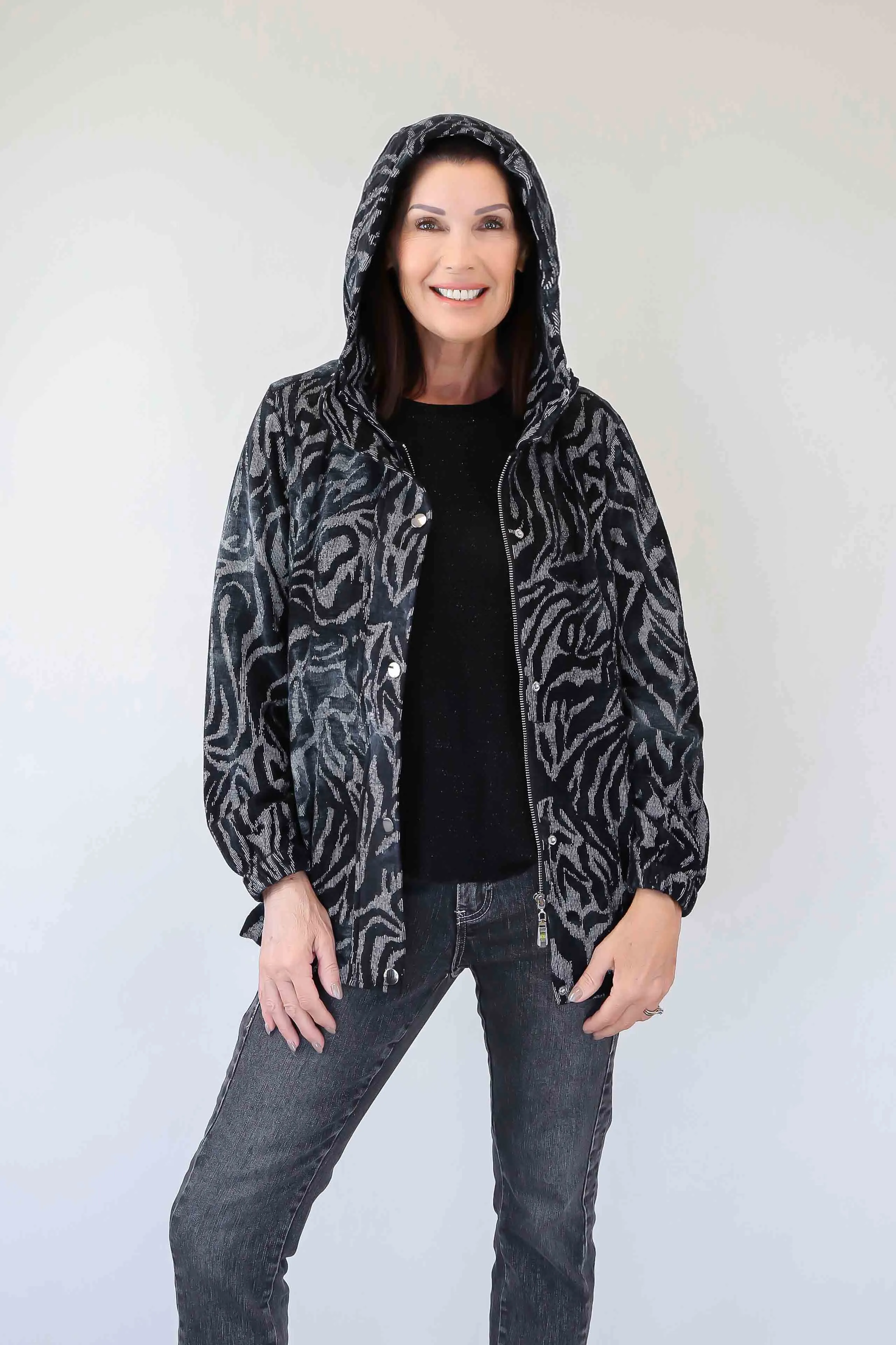 Merric Tie Dye Corduroy Look Jacket