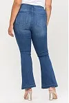 Mid Rise Flared Jegging 30" Plus Size
