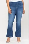 Mid Rise Flared Jegging 30" Plus Size