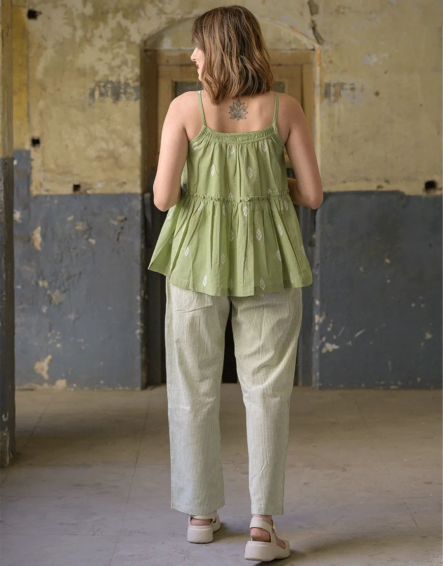 Minty Green Weave Co-ord Set