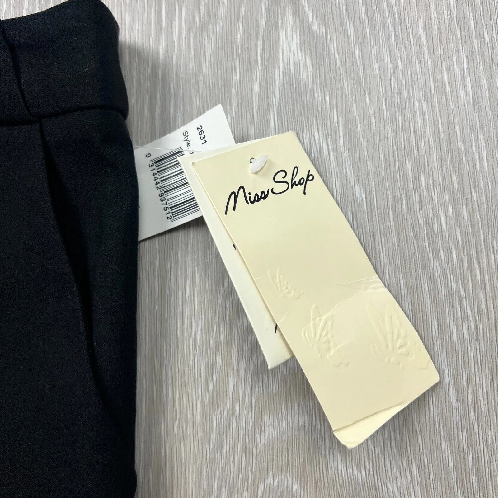 Miss Shop Womens Relaxed Fit Black Dress Pants Size 6 (New)