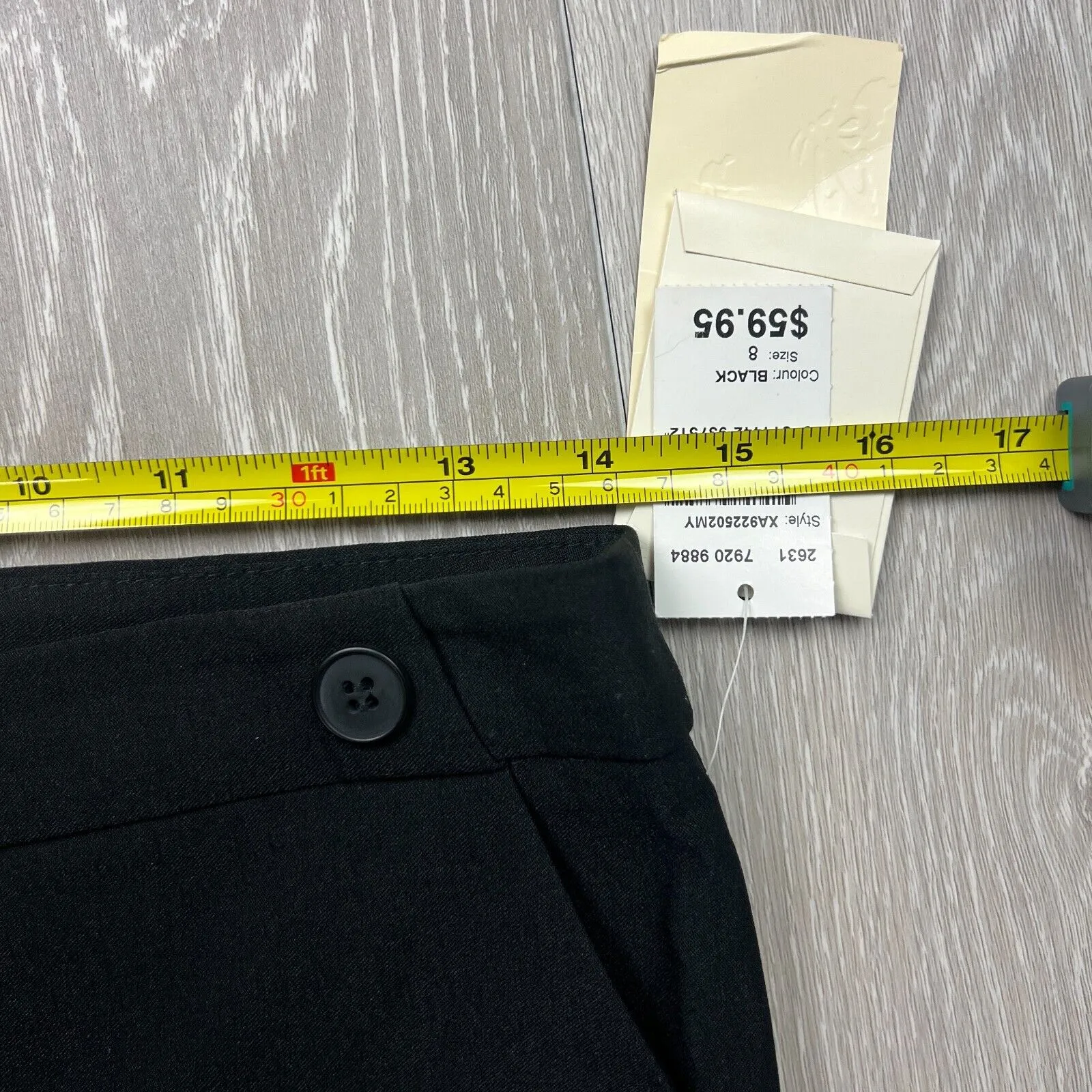 Miss Shop Womens Relaxed Fit Black Dress Pants Size 6 (New)