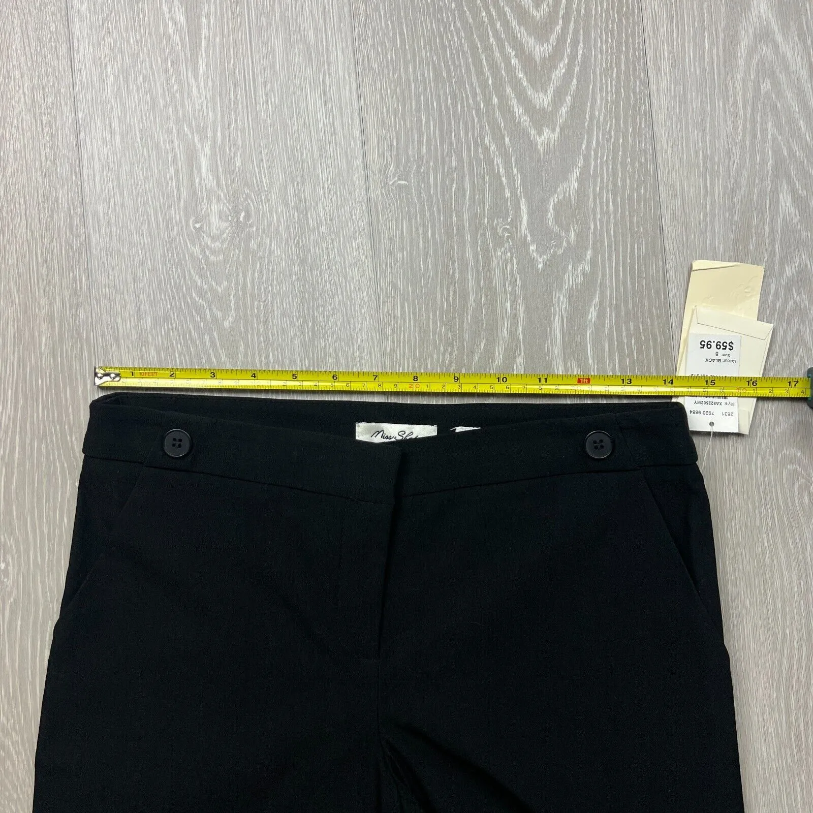 Miss Shop Womens Relaxed Fit Black Dress Pants Size 6 (New)