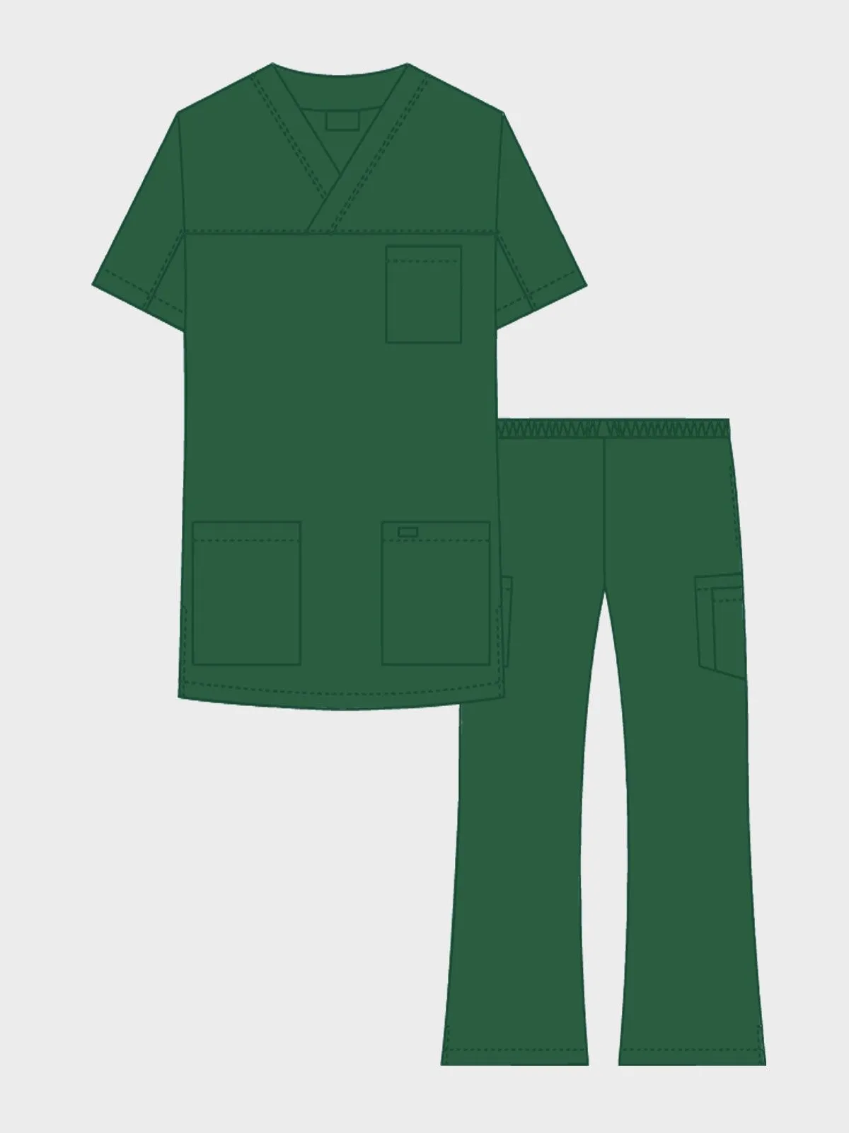 MOBB - Scrub Set:  2XL - 5XL - LADIES - 310/307