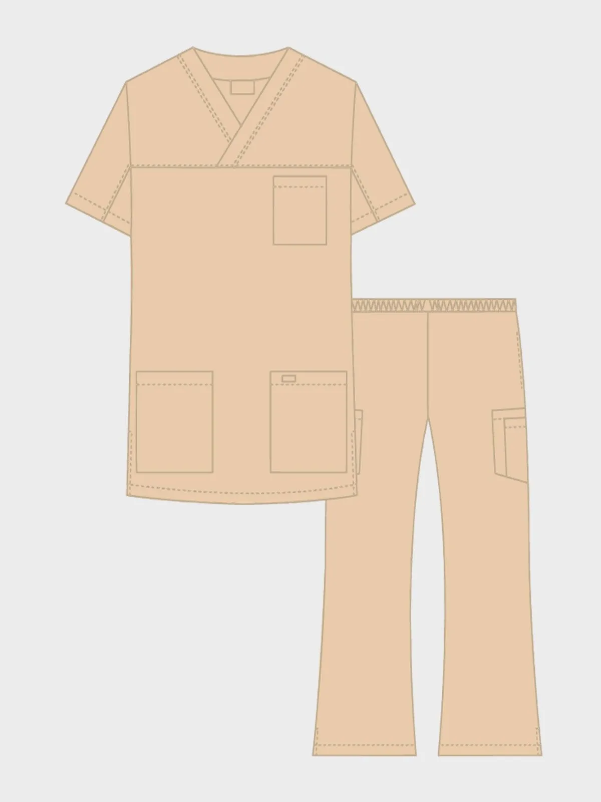MOBB - Scrub Set:  2XL - 5XL - LADIES - 310/307