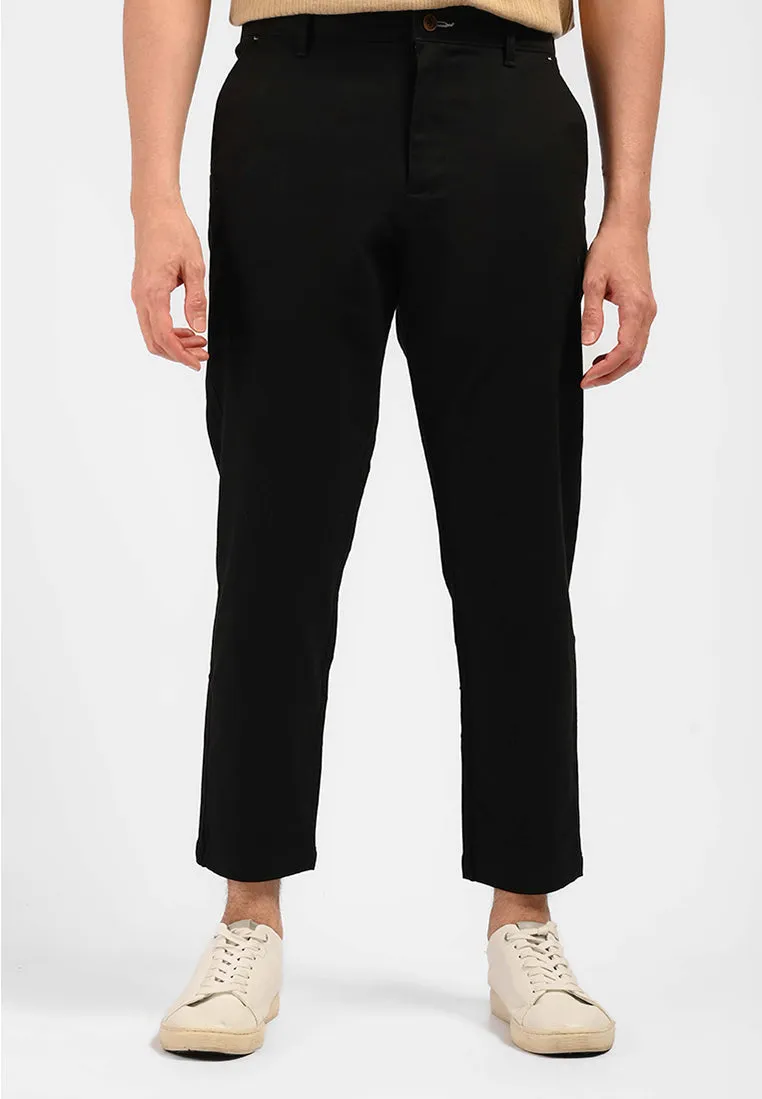 MOC Celana Panjang Ankle Pants Pria NEVILLE-BLACK