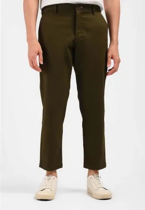 MOC Celana Panjang Ankle Pants Pria NEVILLE-DARK OLIVE