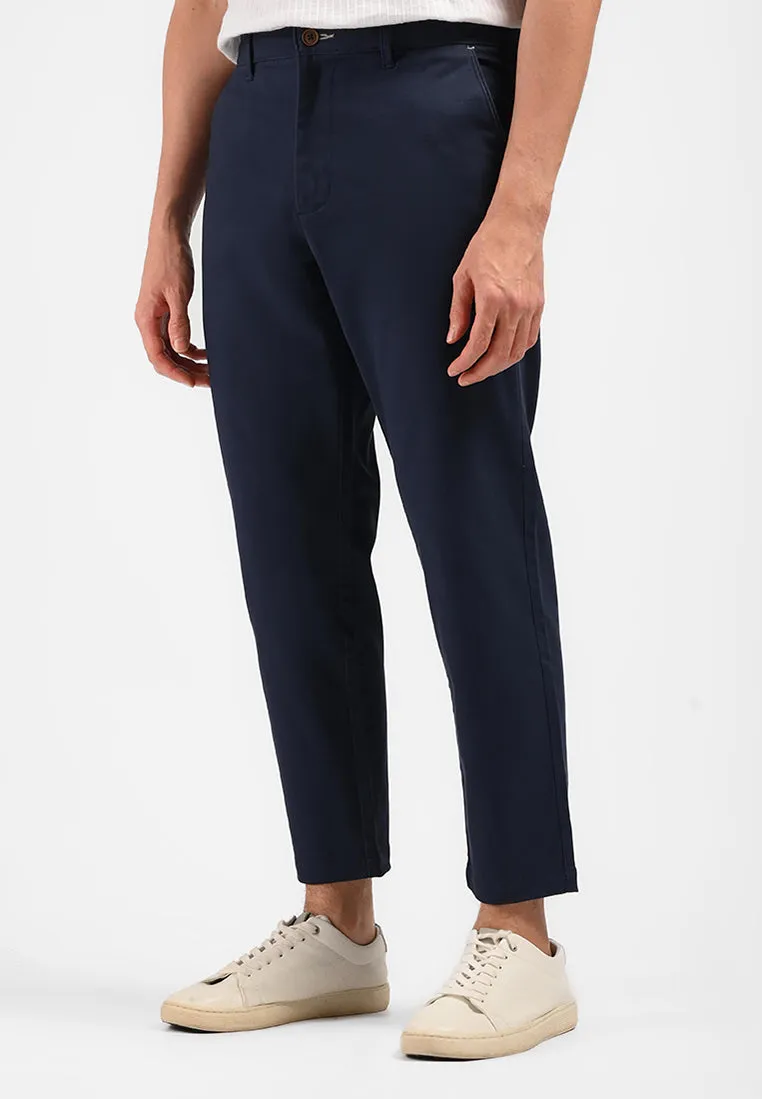 MOC Celana Panjang Ankle Pants Pria NEVILLE-NAVY