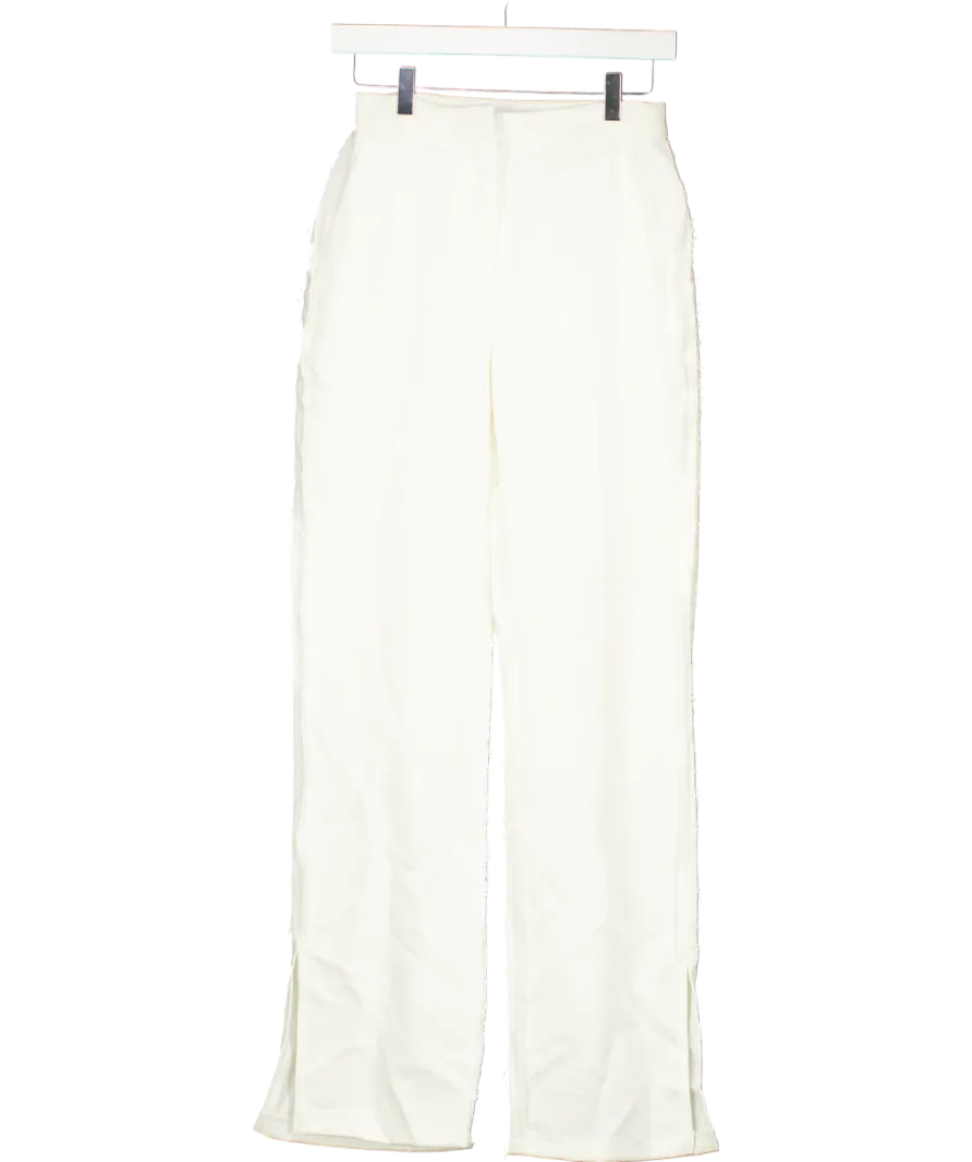 NA - KD White Seam Detail Slit Pants UK 8