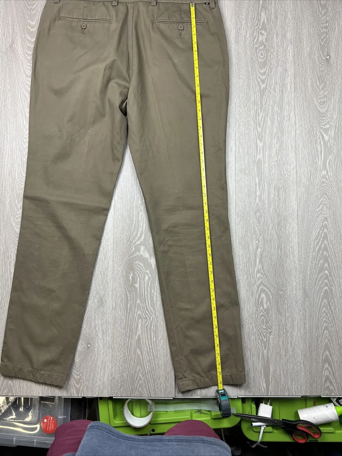 Nautica Mens Modern Slim Fit Chinos Size 40 X 34L